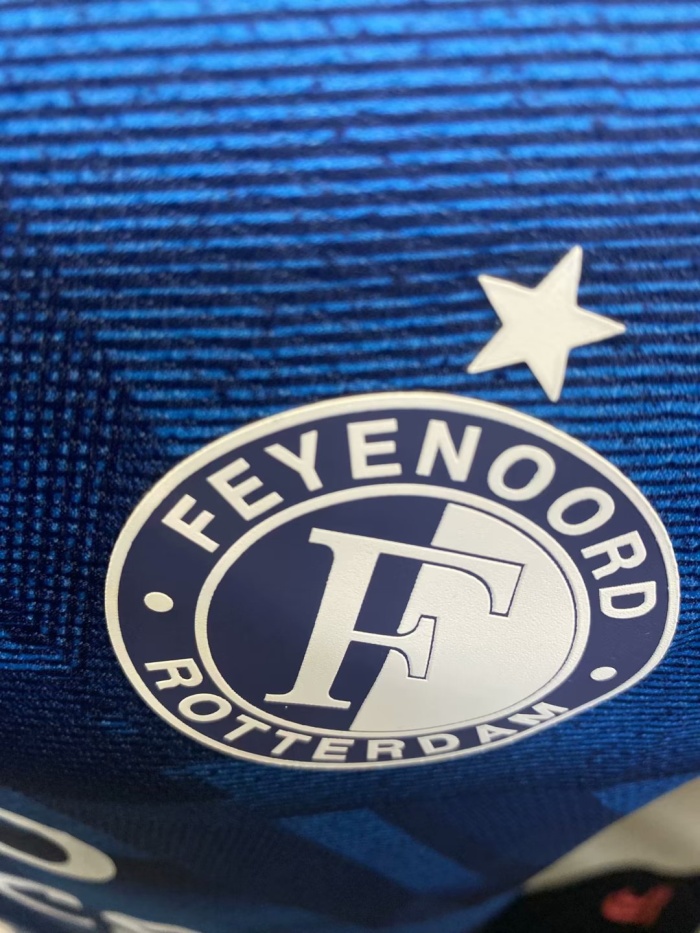 Feyenoord 23/24 Away Blue Soccer Jersey(Player)