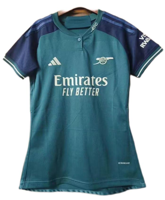 Arsenal Woman 23/24 Third Dark Green Soccer Jersey