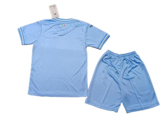 Kids-Lazio 23/24 Home Soccer Jersey