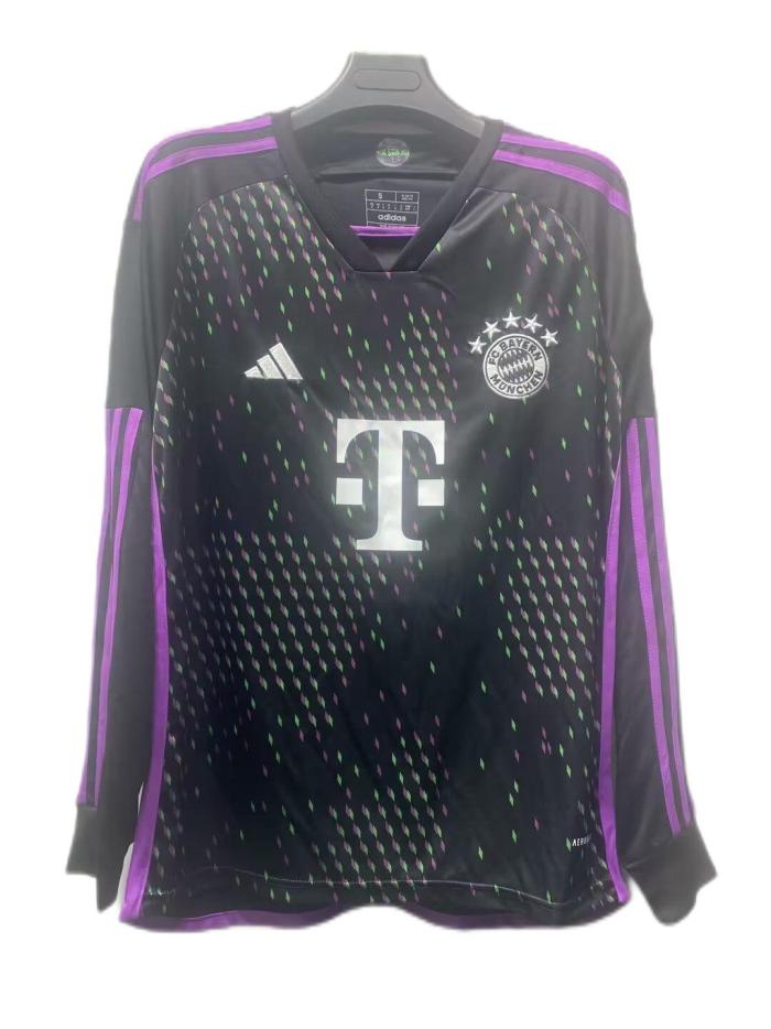 Bayern Munich 23/24 Away Black Long Jersey