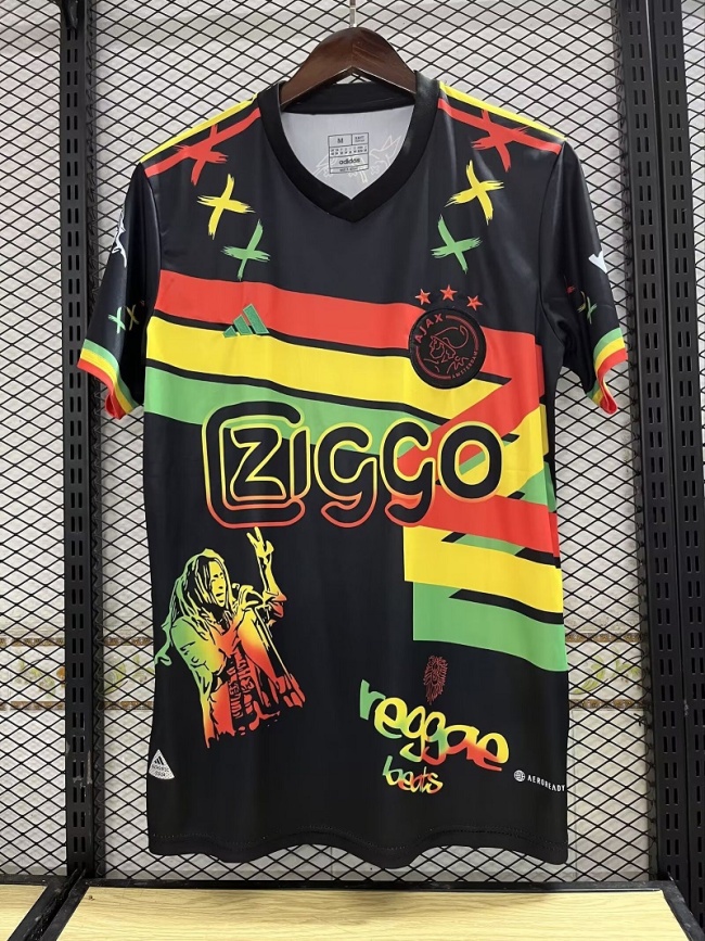 Ajax 23/24 Special Black Bob Marley Soccer Jersey