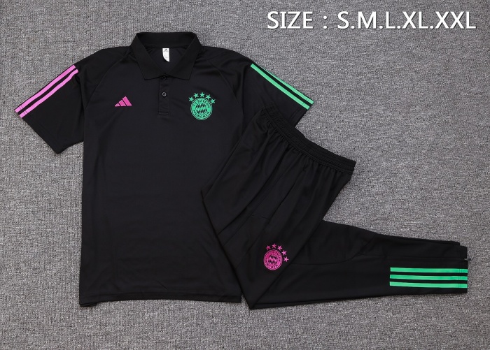 Bayern Munich 23/24 Black/Green Training Kit Jersey