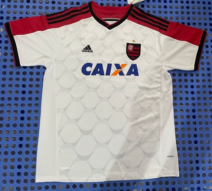 Flamengo 2014 Away White Soccer Jersey