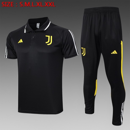 Juventus 23/24 Black/Yellow/White Training Kit Jersey