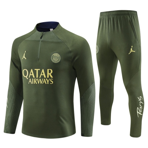 Paris St Germain 23/24 Tracksuit - Green
