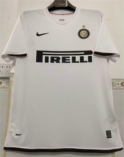 Inter milan 08/09 Away White Soccer Jersey