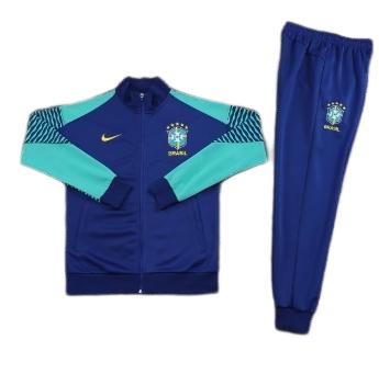 Brazil 23/24 Tracksuit - Blue/Lake Green