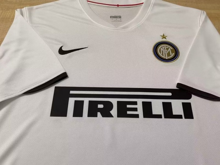 Inter milan 08/09 Away White Soccer Jersey