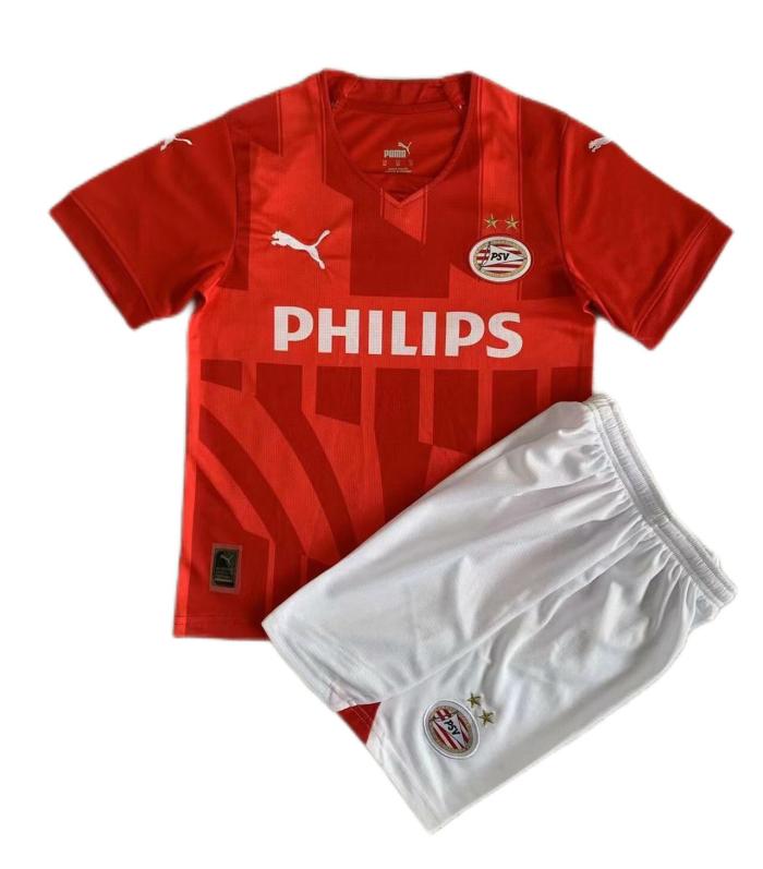 Kids-PSV 23/24 Anniversary Red Soccer Jersey