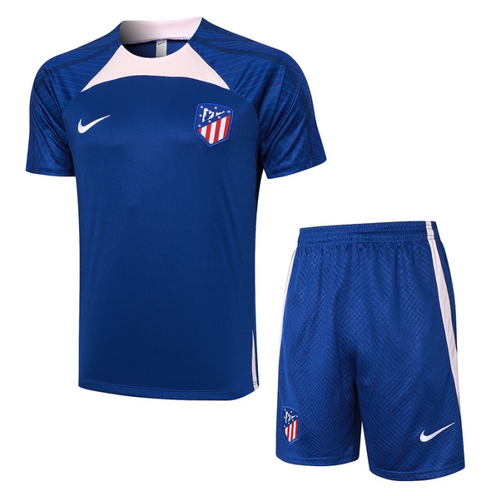 Atletico Madrid 23/24 Blue Training Kit Jerseys