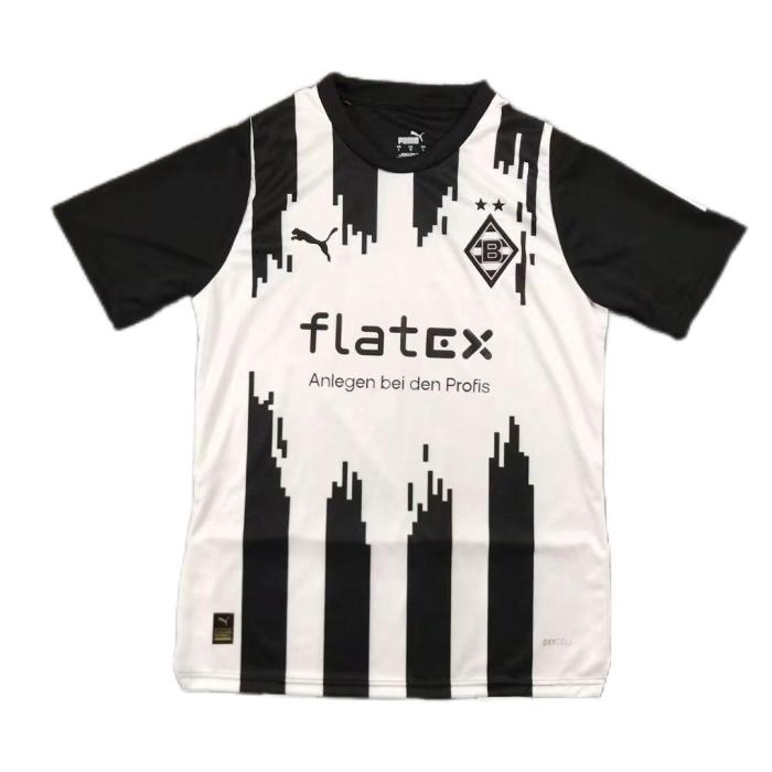 Monchengladbach 23/24 Third White/Black Jersey