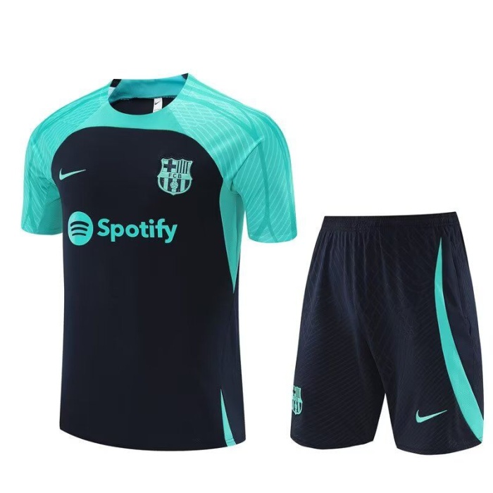 Barcelona 23/24 Green/Black Training Kit Jerseys