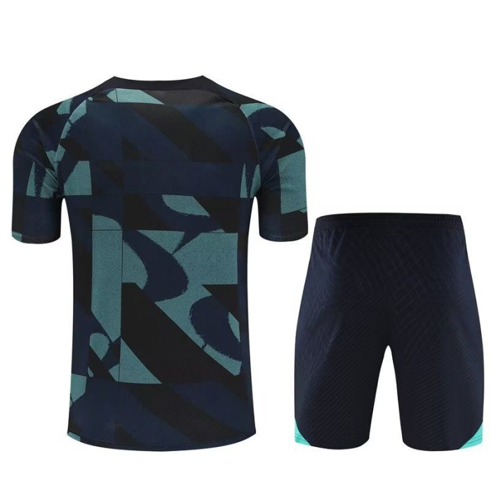 Barcelona 23/24 Black/Green Training Kit Jerseys