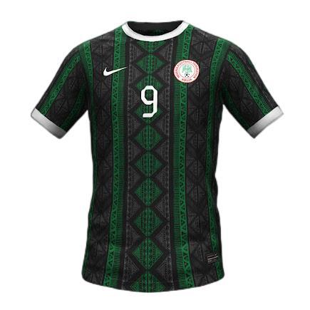 Nigeria 23/24 Black/Green Training Jersey