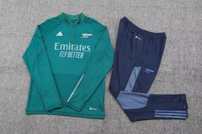 Arsenal 23/24 Tracksuit - Dark Green