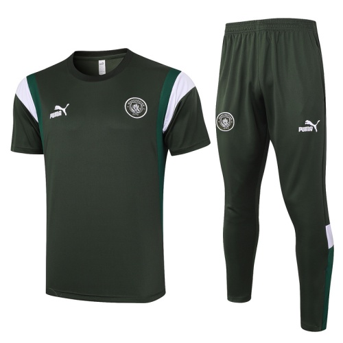 Manchester City 23/24 Dark Green Training Kit Jersey