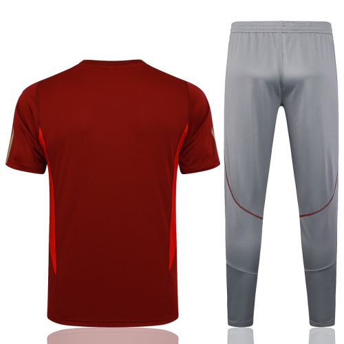 Arsenal 23/24 Dark Red/Golden Training Kit Jerseys