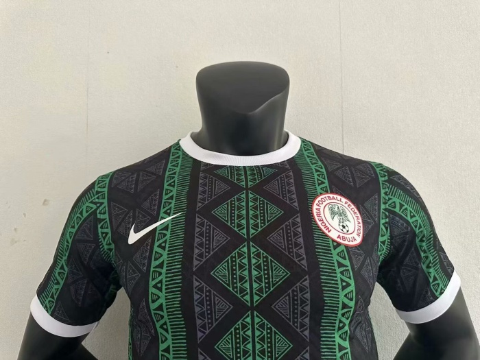 Nigeria 23/24 Black/Green Training Jersey(Player)