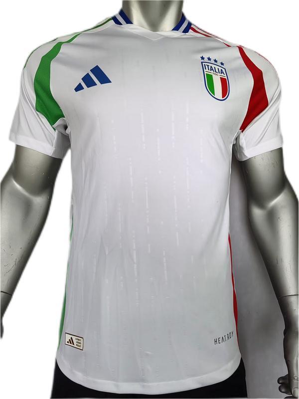Italy 2024 Away White Soccer Jersey(Player)