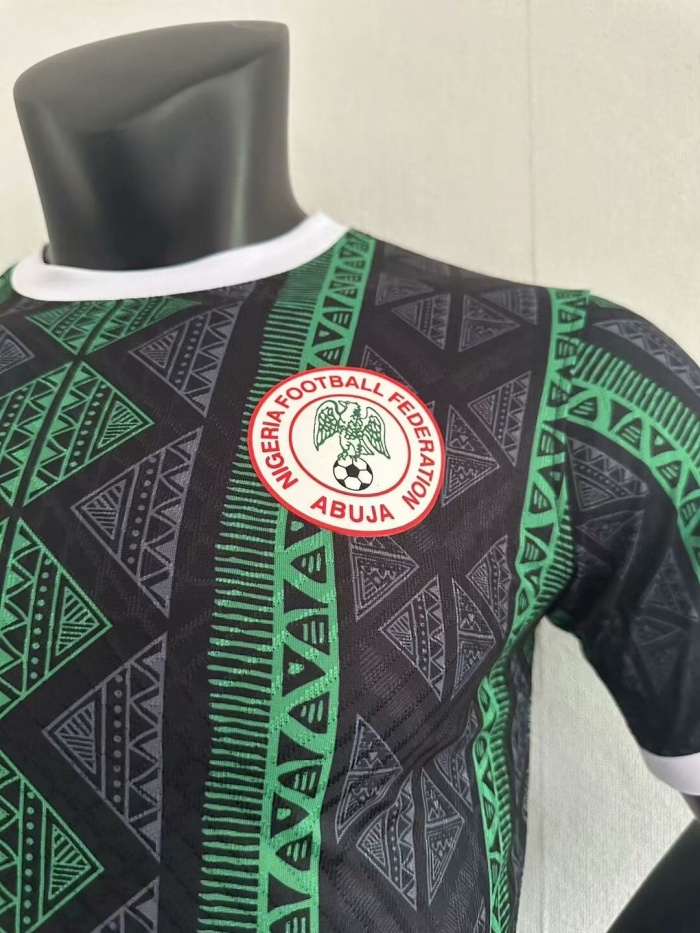 Nigeria 23/24 Black/Green Training Jersey(Player)