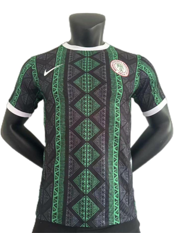 Nigeria 23/24 Black/Green Training Jersey(Player)