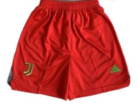 Juventus 23/24 GK Red Soccer Shorts