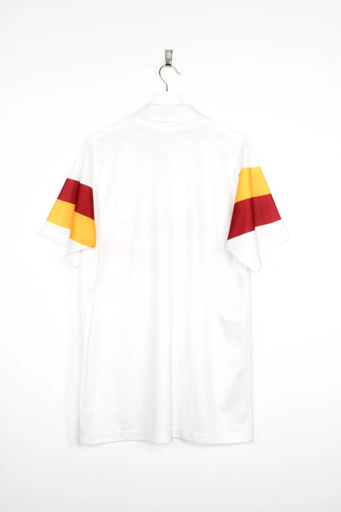 Roma 90/91 Away White Soccer Jersey