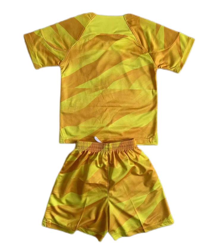 Kids-Chelsea 23/24 GK Yellow Soccer Jersey