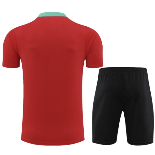 Portugal 23/24 Red/Green Training Kit Jerseys