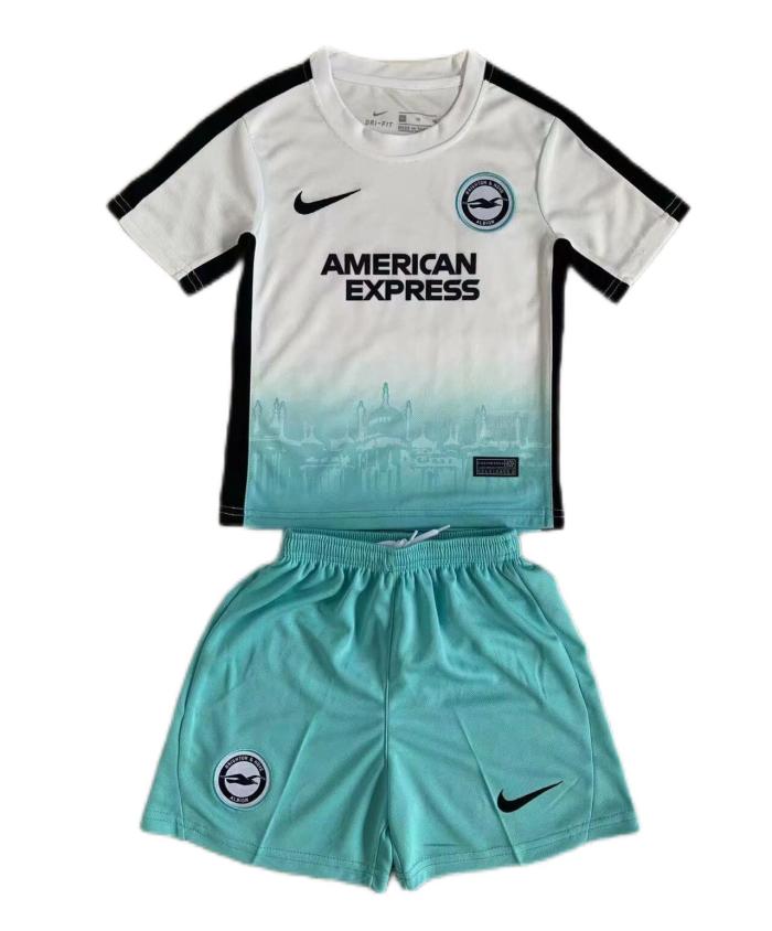 Kids-Brighton 23/24 Europa League Soccer Jersey