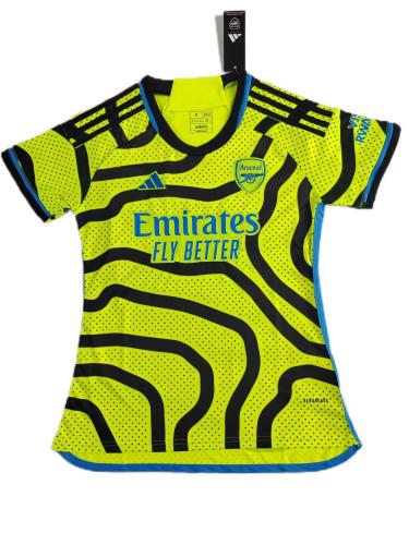 Arsenal Woman 23/24 Away Yellow Soccer Jersey