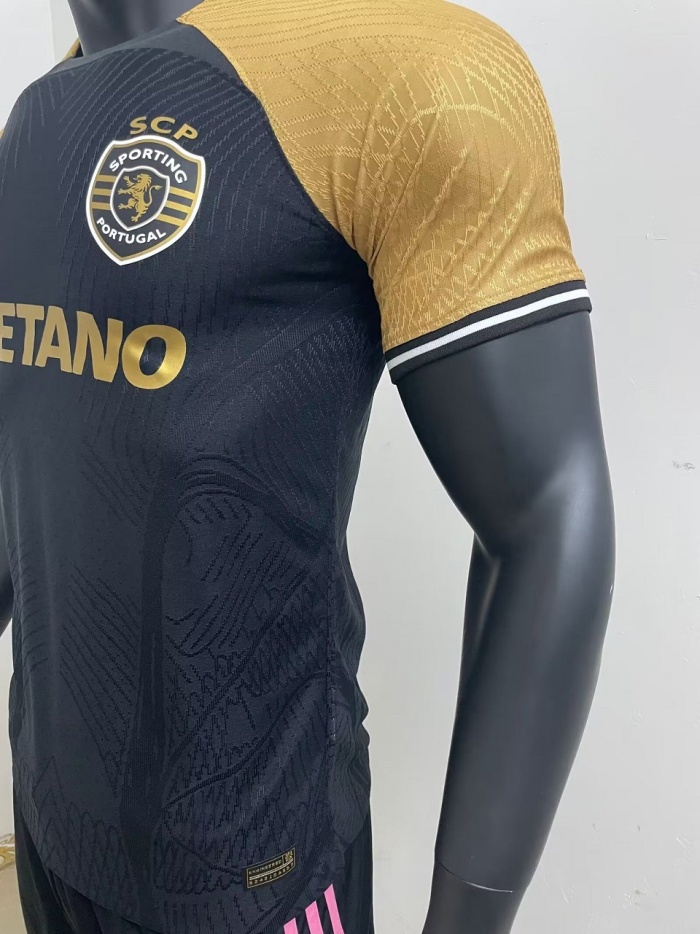 Sporting Lisbon 23/24 Third Black Jersey(Player)