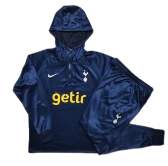 Tottenham 23/24 Hoodie Tracksuit - Navy Blue