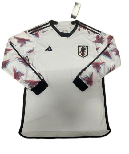 Japan 2022 World Cup Away White Long Jersey