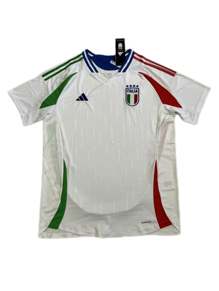 Italy 2024 Away White Soccer Jersey