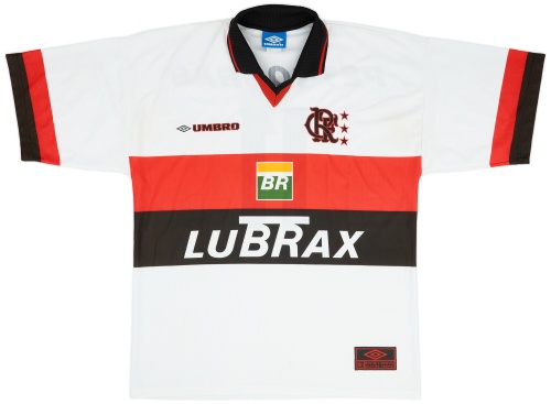 Flamengo 1999 Away White Soccer Jersey
