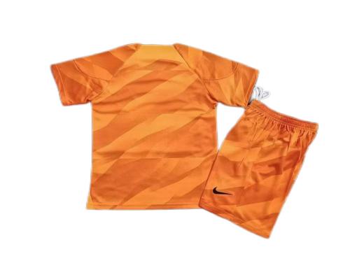Kids-Corinthians 23/24 GK Orange Soccer Jersey