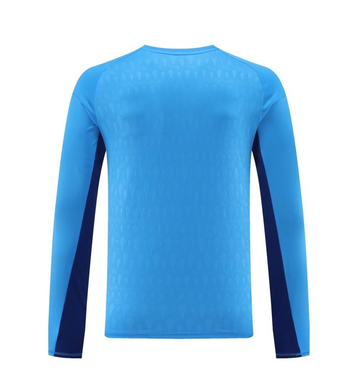 Real Madrid 23/24 GK Blue Long Soccer Jersey