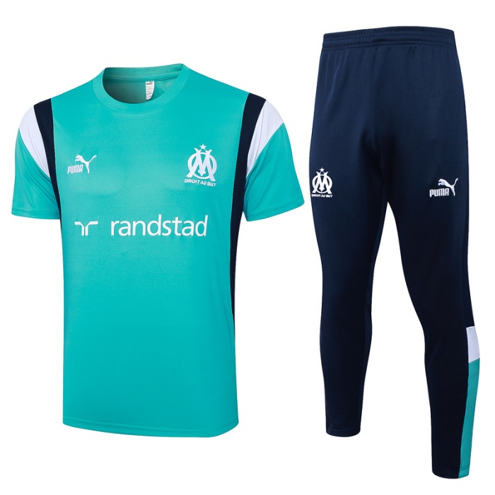 Marseilles 23/24 Green Training Kit Jerseys