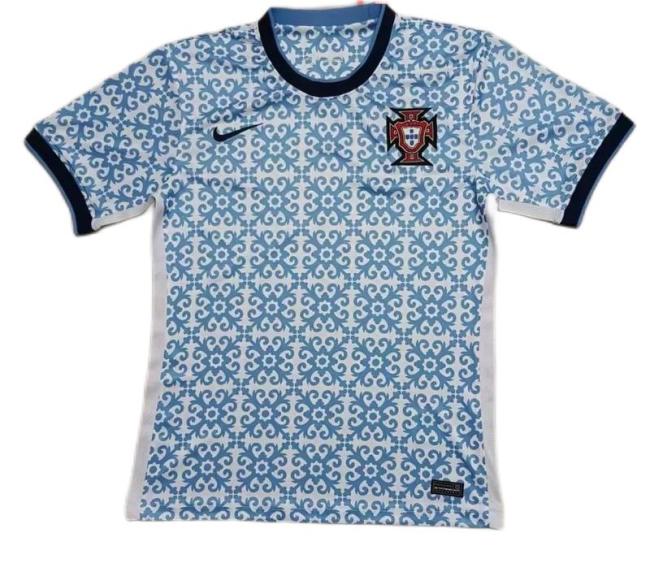Portugal 23/24 White/Sky Blue Training Jersey