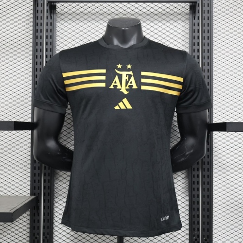 Argentina 23/24 Black/Yellow Training Jersey(Player)