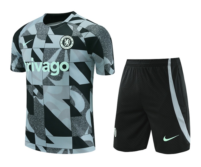 Chelsea 23/24 Black/Dark Green Training Kit Jersey