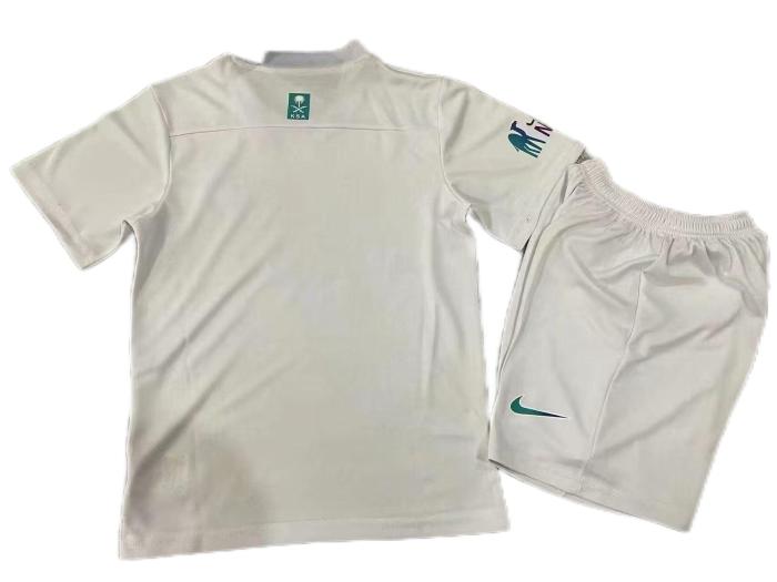 Kids-Al-Nassr 23/24 Third White Soccer Jersey