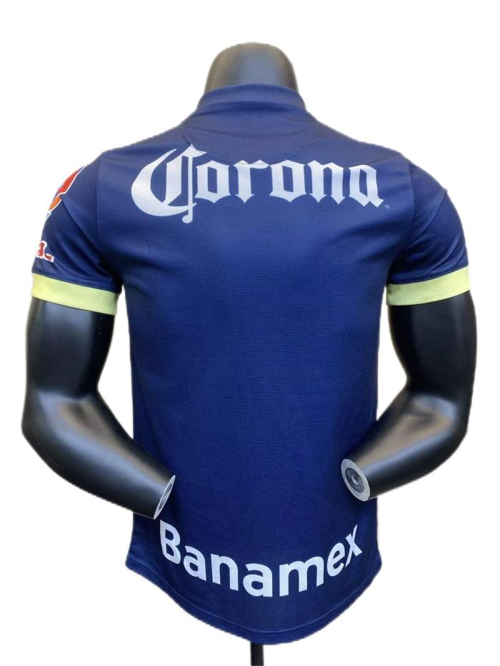 Club America 14/15 Away Dark Blue Soccer Jersey