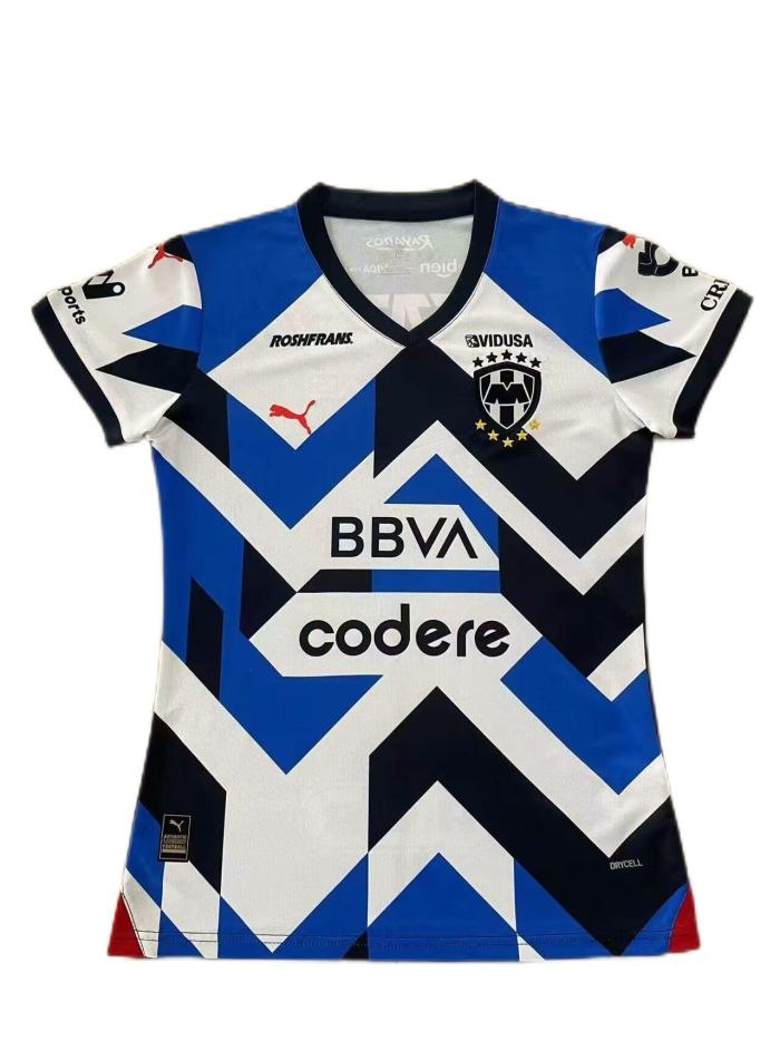Monterrey Woman 23/24 Third White/Dark Blue Jersey