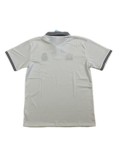 Real Madrid 23/24 White/Navy Blue Polo Shirts
