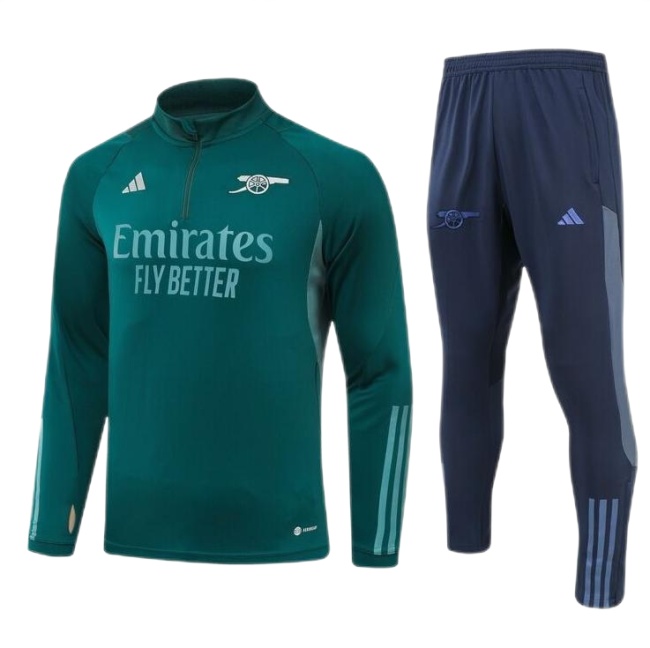 Kids Arsenal 23/24 Tracksuit - Dark Green