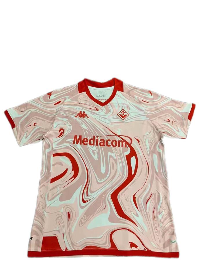 Fiorentina 23/24 Fourth Pink/Red Soccer Jersey