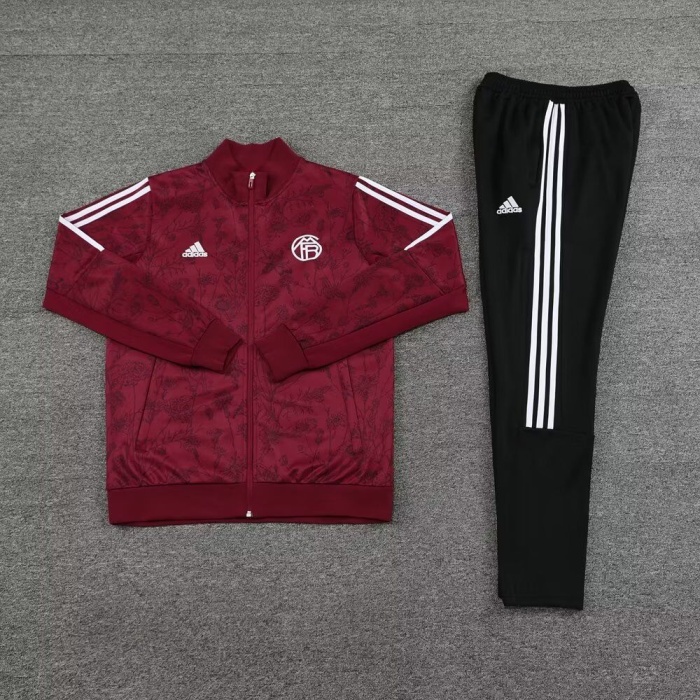 Bayern Munich 23/24 Tracksuit - Dark Red