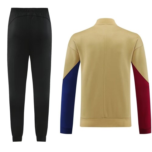 Barcelona 23/24 Tracksuit - Golden/Blue/Red